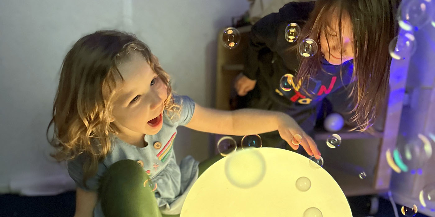 bubbles and lights