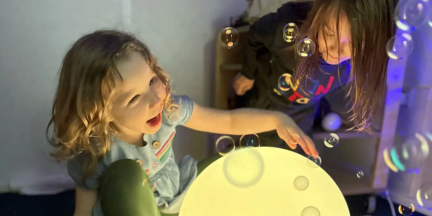 bubbles and lights